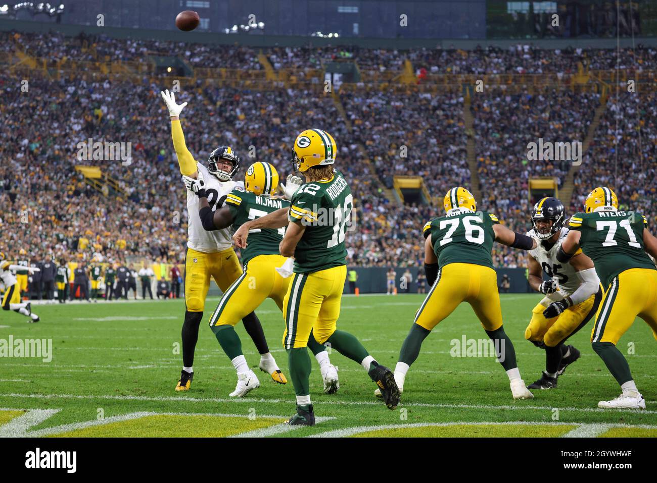 Pittsburgh Steelers vs Green Bay Packers - October 03, 2021