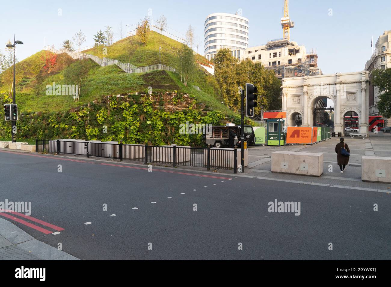Marble Arch Mound, London, England Stock Photo Alamy