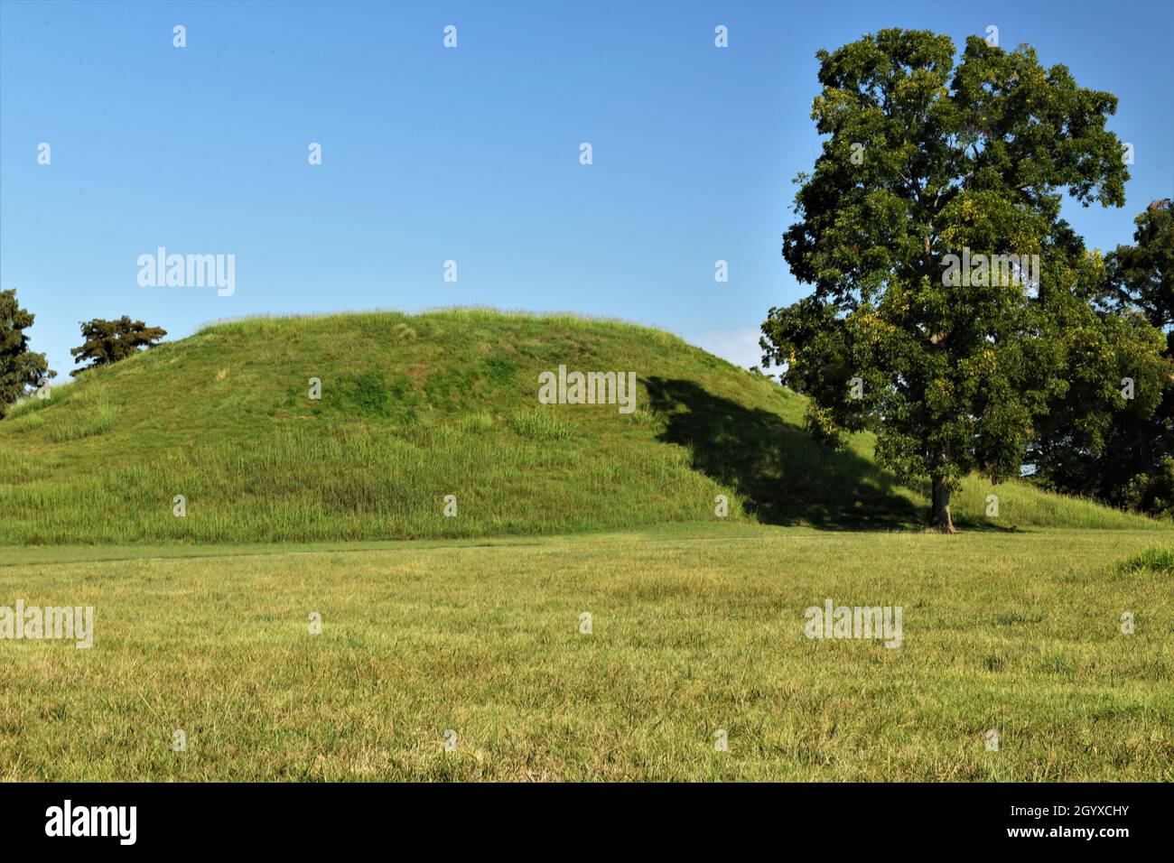 Toltec Indian Mounds Stock Photo Alamy