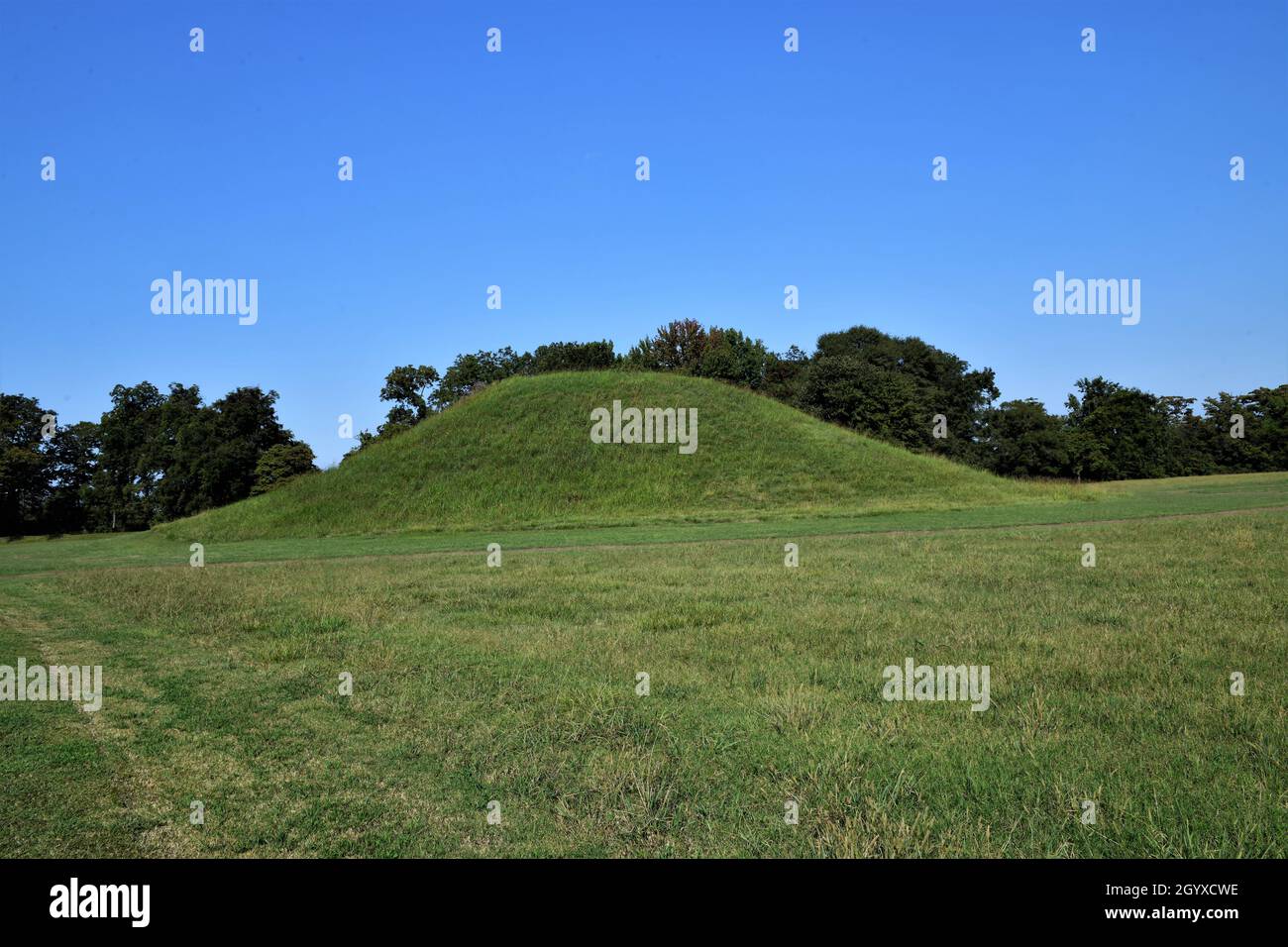 Toltec Indian Mounds Stock Photo Alamy