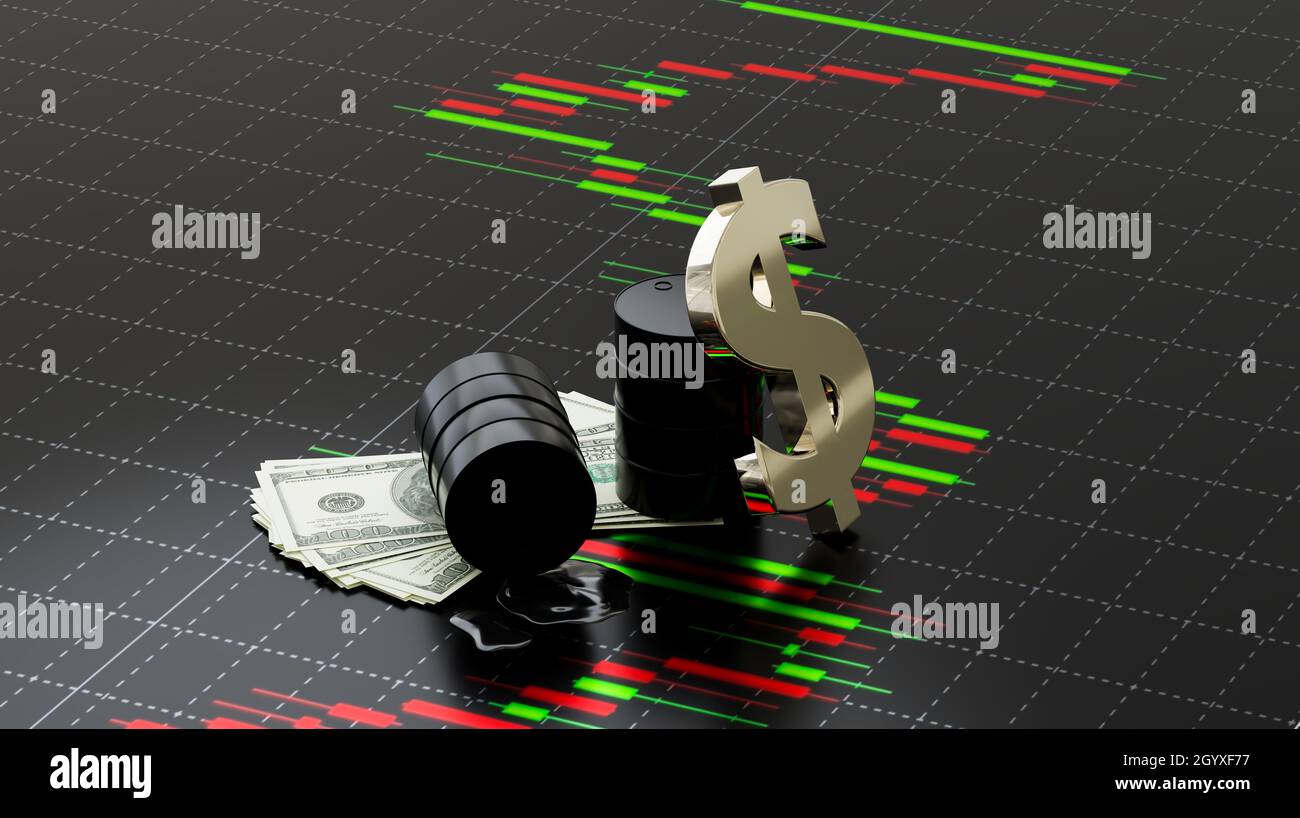 USOIL stock investing and trading, 3d illustration rendering Stock Photo -  Alamy