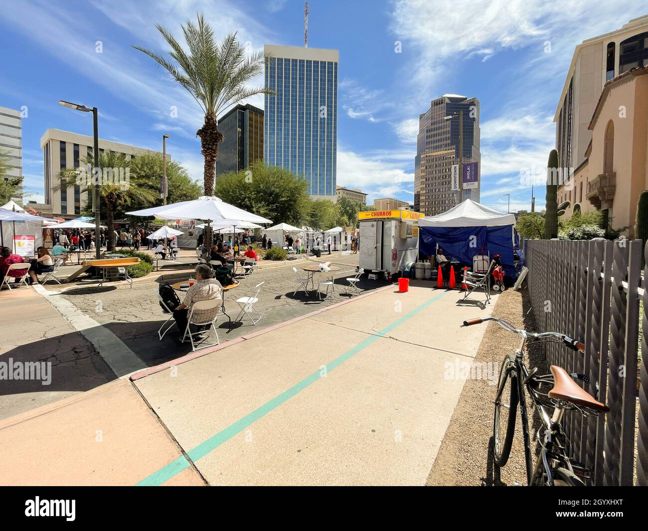 Downtown Tucson Meet Yourself festival Stock Photo Alamy