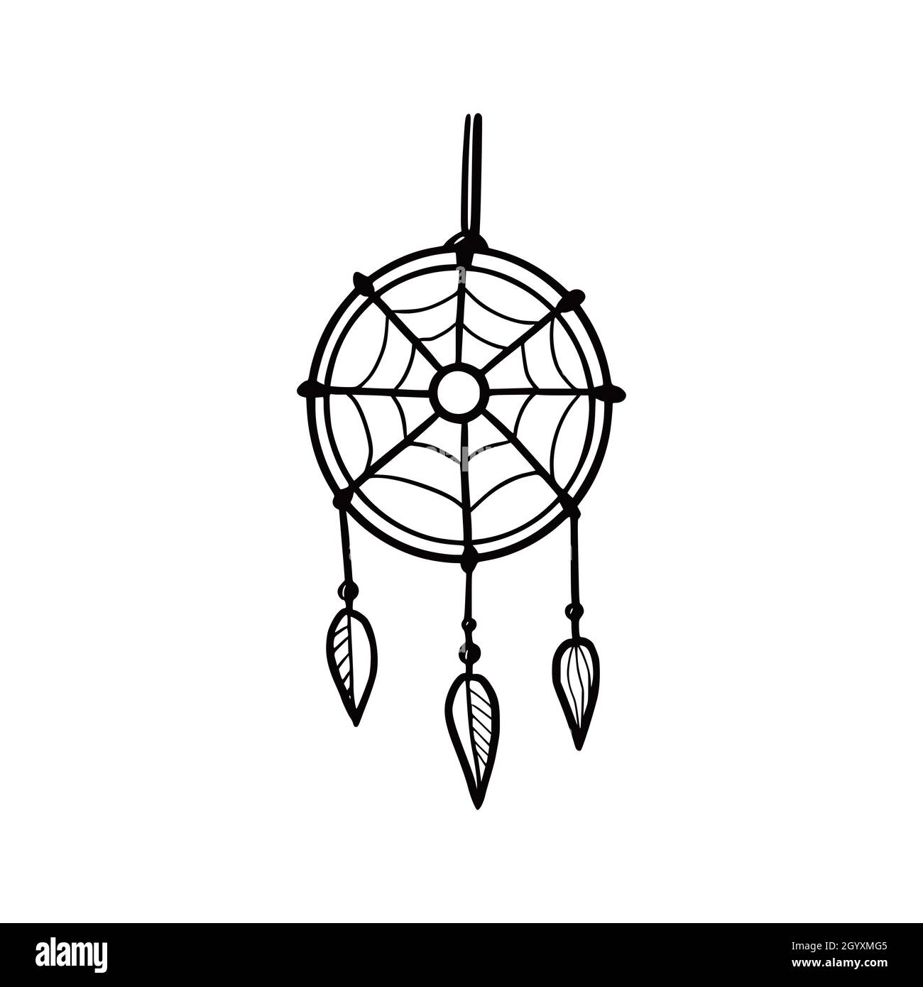 Dream catcher drawing hi-res stock photography and images - Alamy