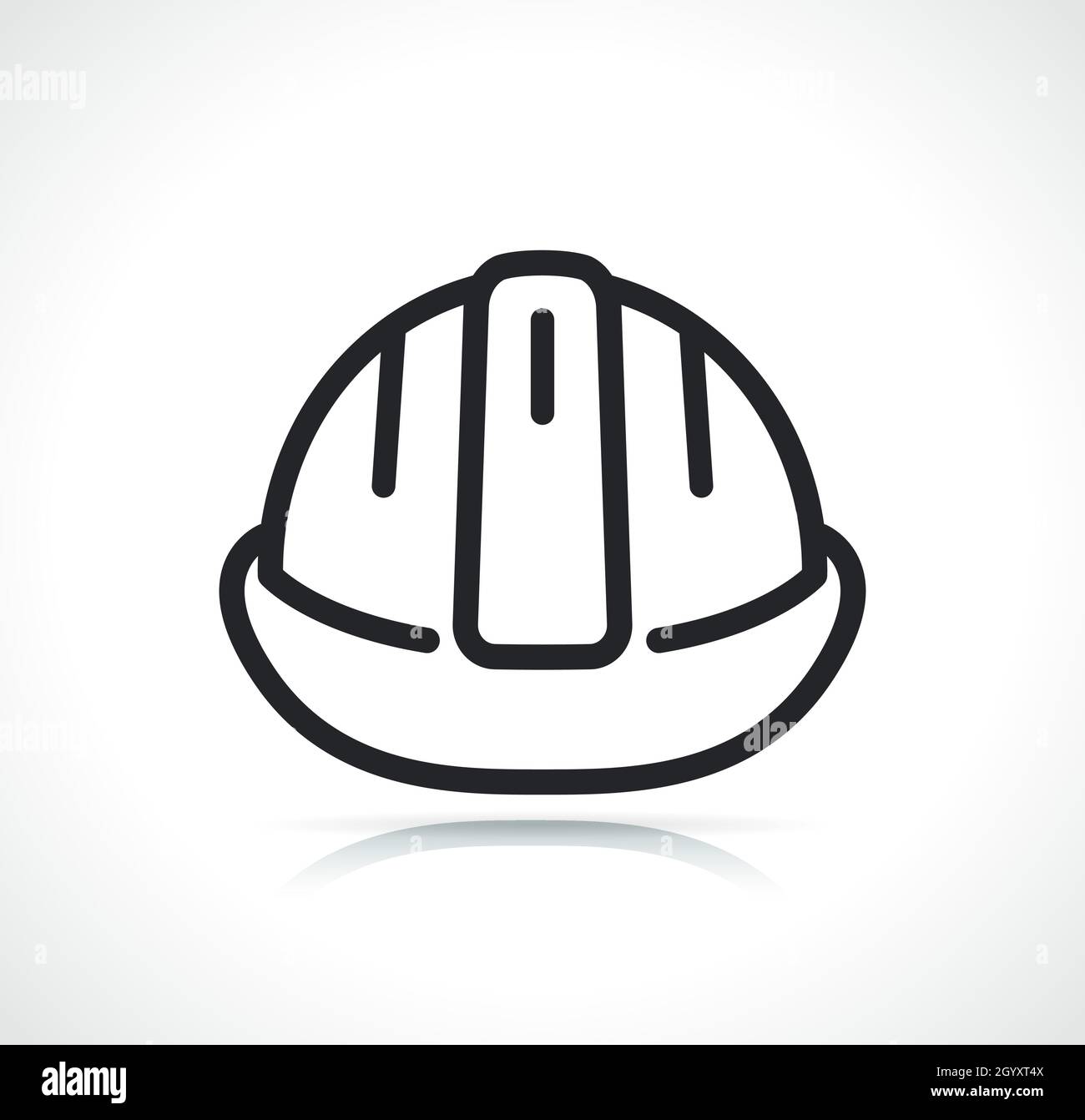 safety helmet or hard hat line icon Stock Vector Image & Art Alamy
