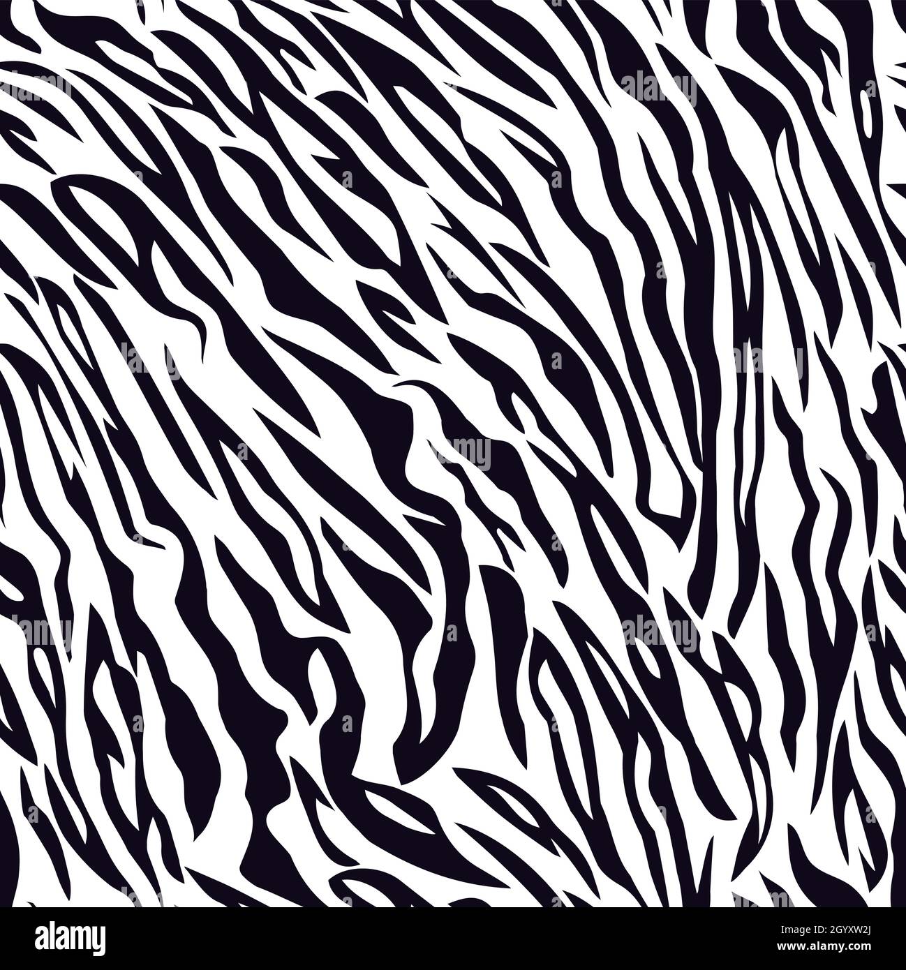 Black And White Tiger Print Background