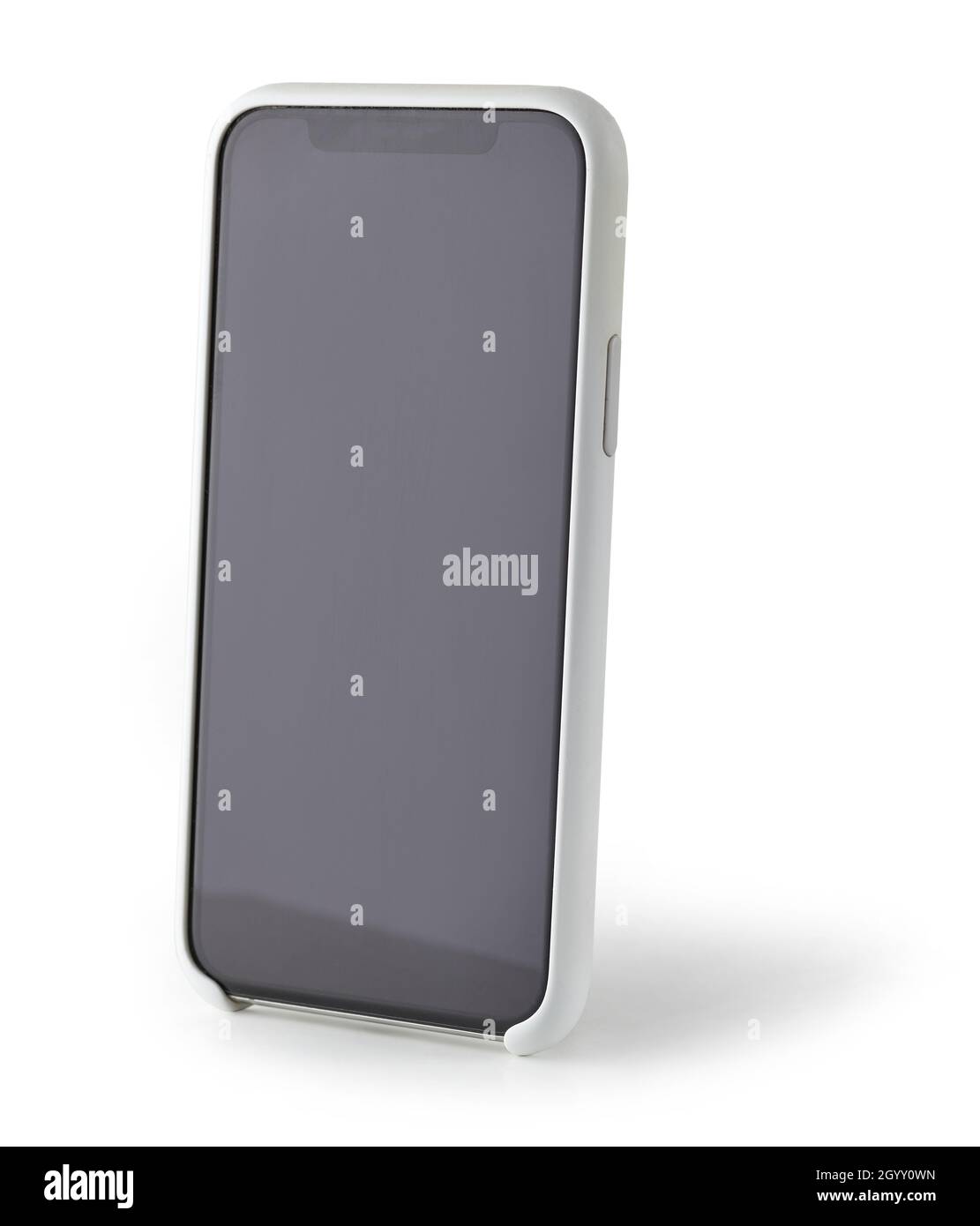 smartphone isolated on white background Stock Photo