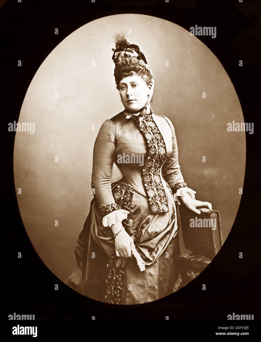 Julia Princess of Battenberg, Victorian period Stock Photo