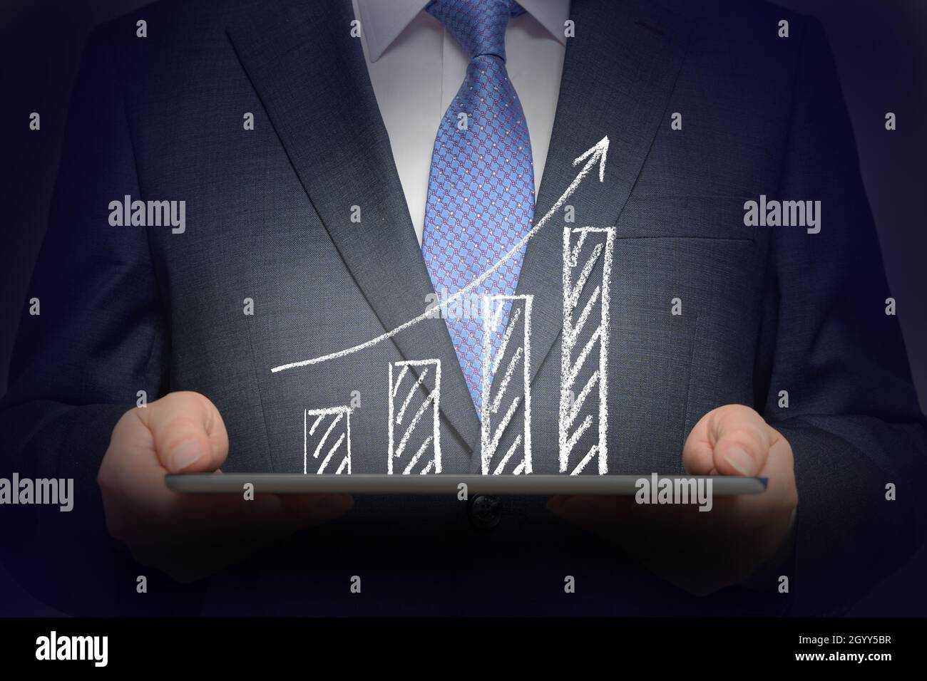 Business growth success graph chart hi-res stock photography and images ...