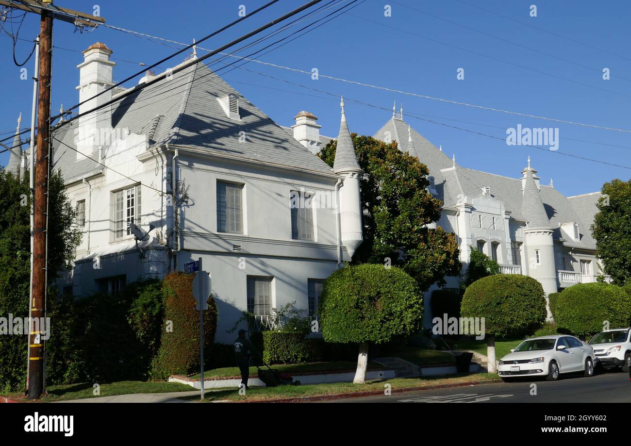Los Angeles, California, USA 30th September 2021 A general view of atmosphere of Singer Madonna and actor Sean Penn's former home/residence, former Home of Marilyn Monroe, Greta Garbo and Marlene Dietrich on September 30, 2021 in Los Angeles, California, USA. Photo by Barry King/Alamy Stock Photo Stock Photo
