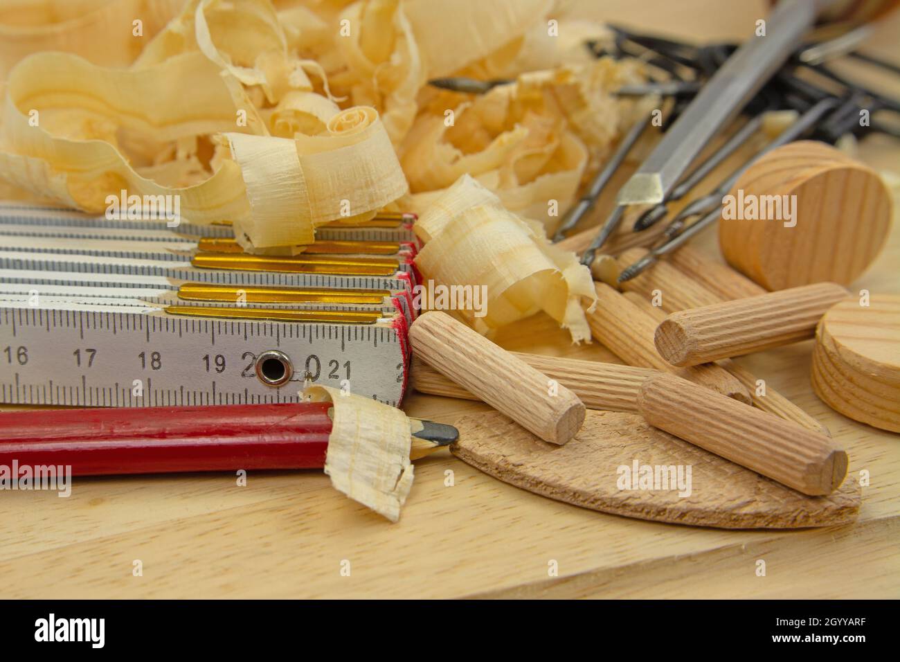Carpenters tools hi-res stock photography and images - Alamy