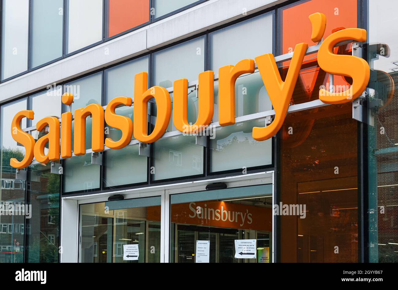 Sainsburys store in Vauxhall, London England United Kingdom UK Stock Photo