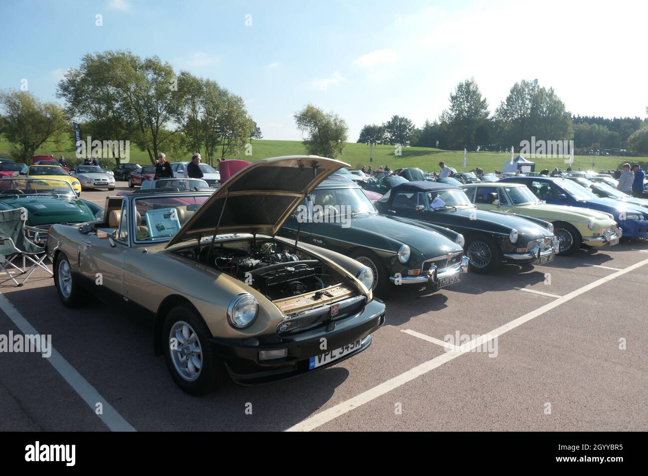 MG cars at the British motor museum Gaydon Banbury UK Stock Photo Alamy