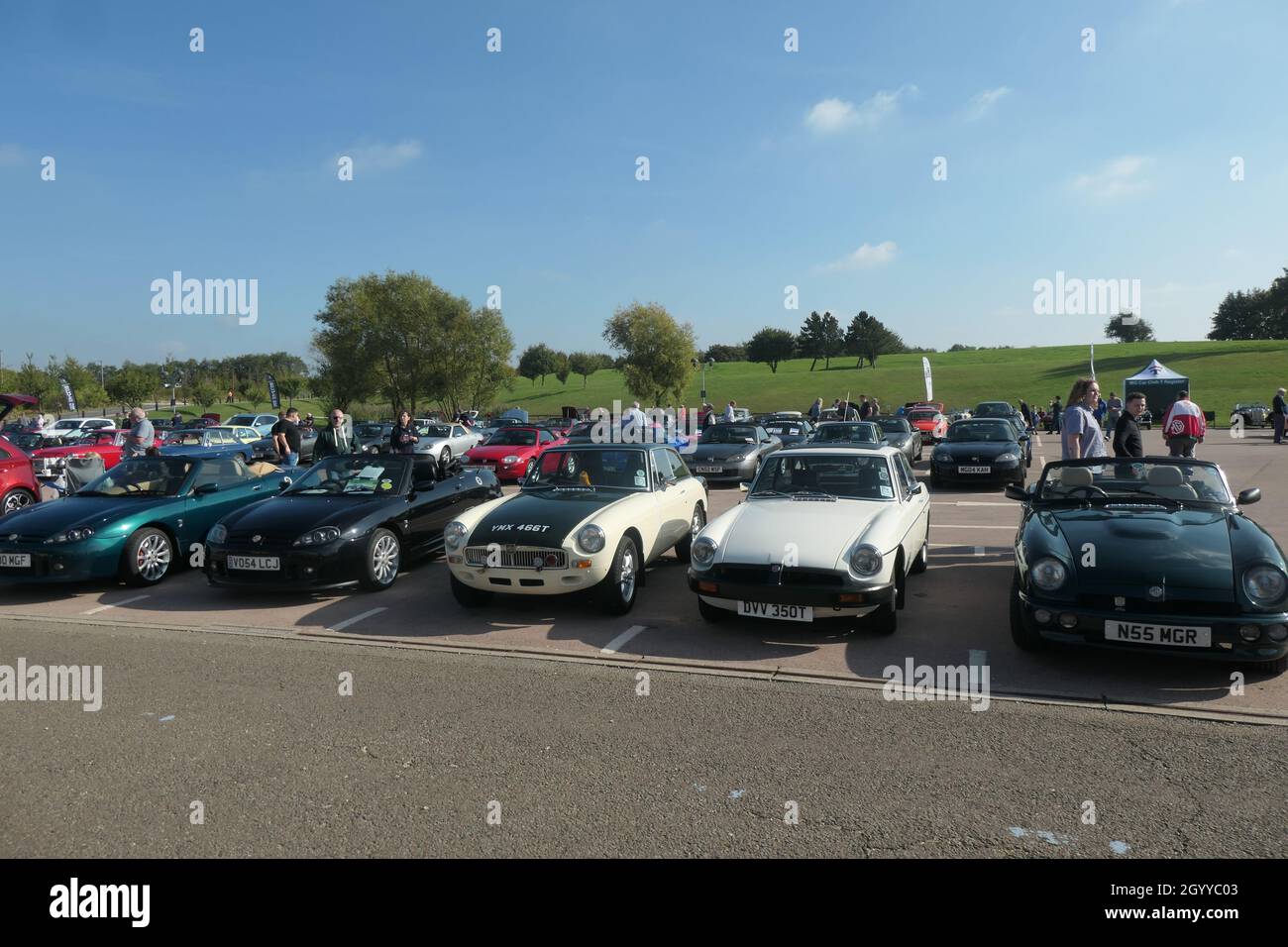 MG cars at the British motor museum Gaydon Banbury UK Stock Photo Alamy
