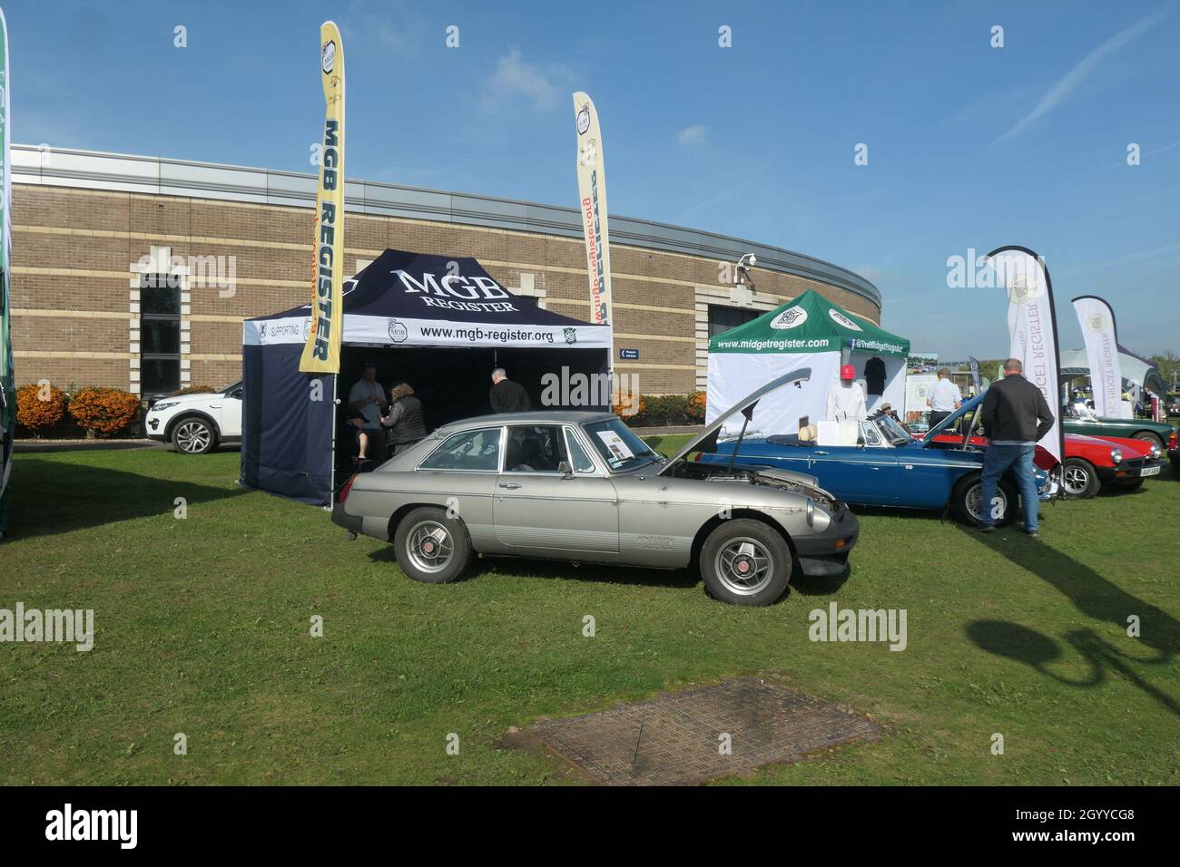 MG cars at the British motor museum Gaydon Banbury UK Stock Photo Alamy