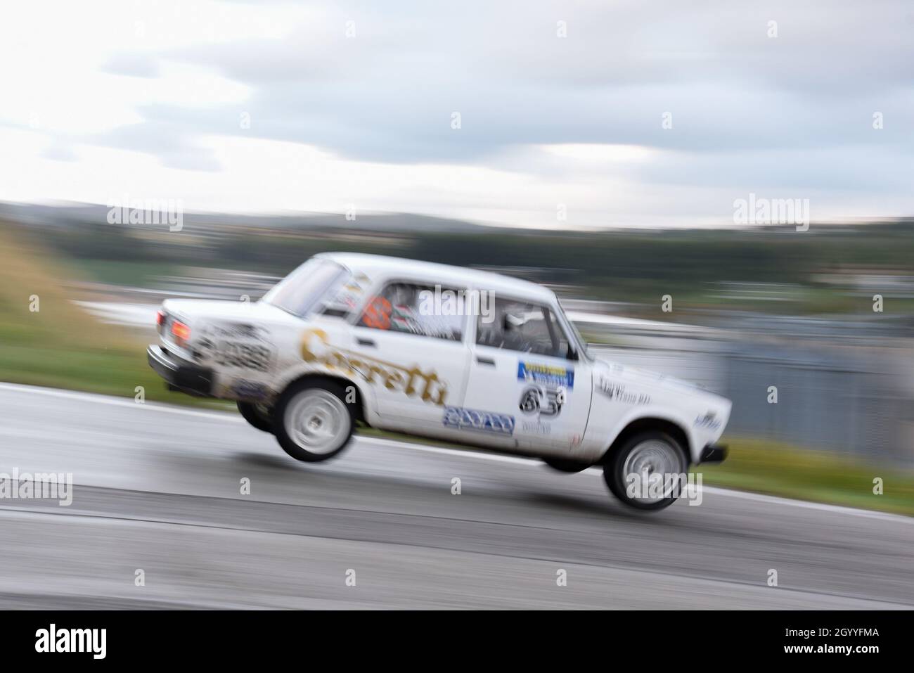 San Marino urban circuit, San Marino, Republic of San Marino, October 08,  2021, BIHARI PETER (HUN) KONYARI ZOLTAN (HUN) - LADA 21053 1994 M3 during  Stock Photo - Alamy