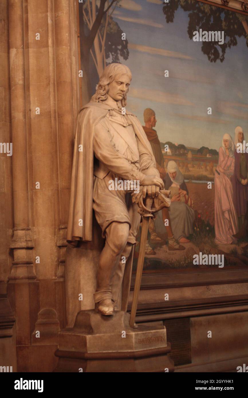 Viscount falkland statue hires stock photography and images Alamy
