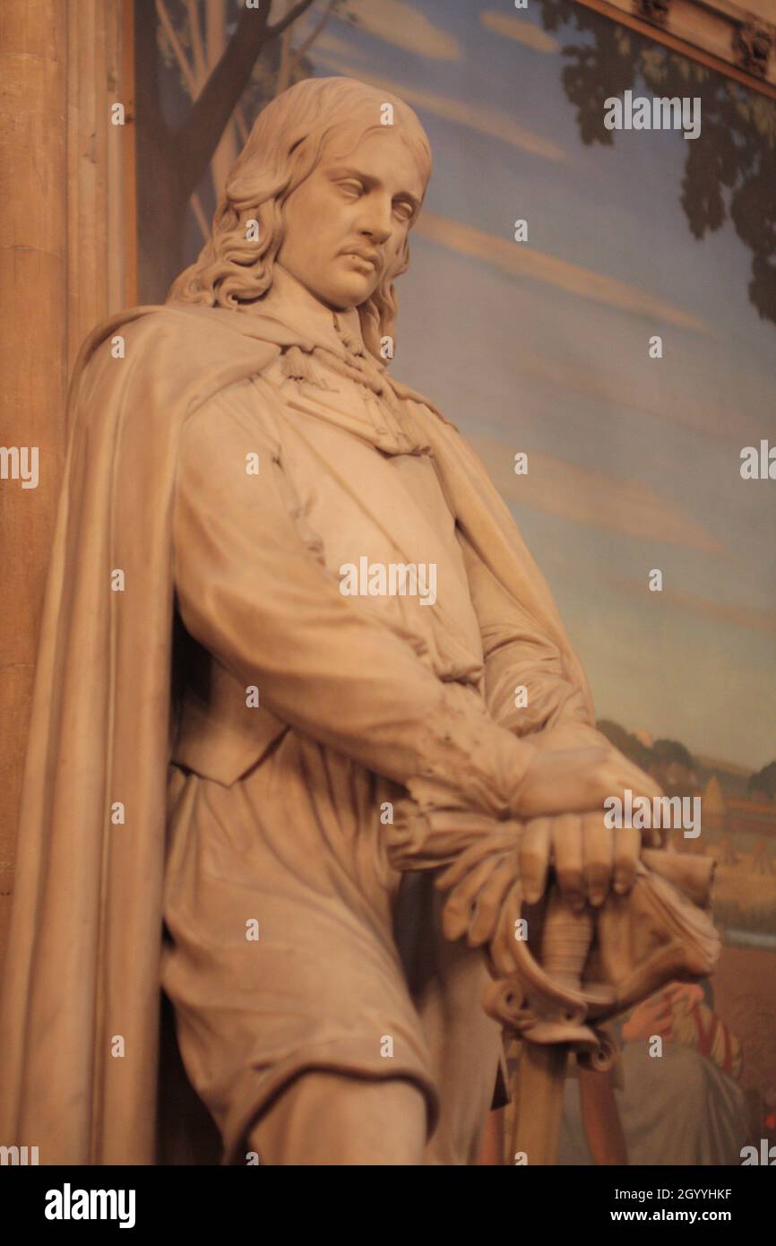 Anthony Cary, 5th Viscount Falkland statue in Westminster Palace