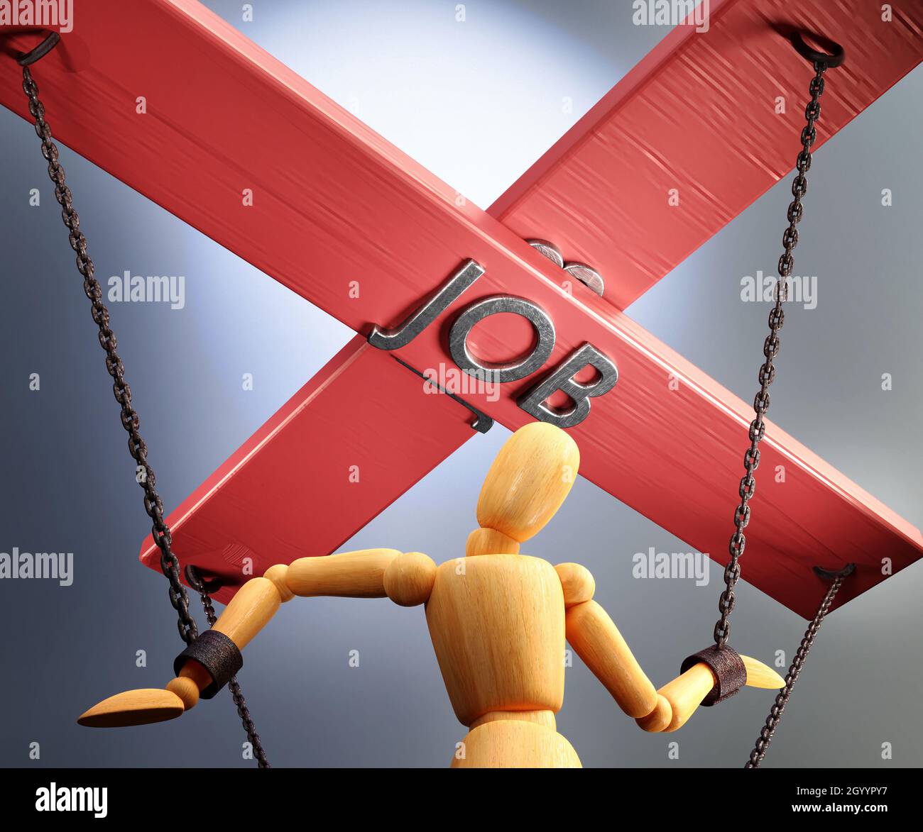 Job control, power, authority and manipulation symbolized by control