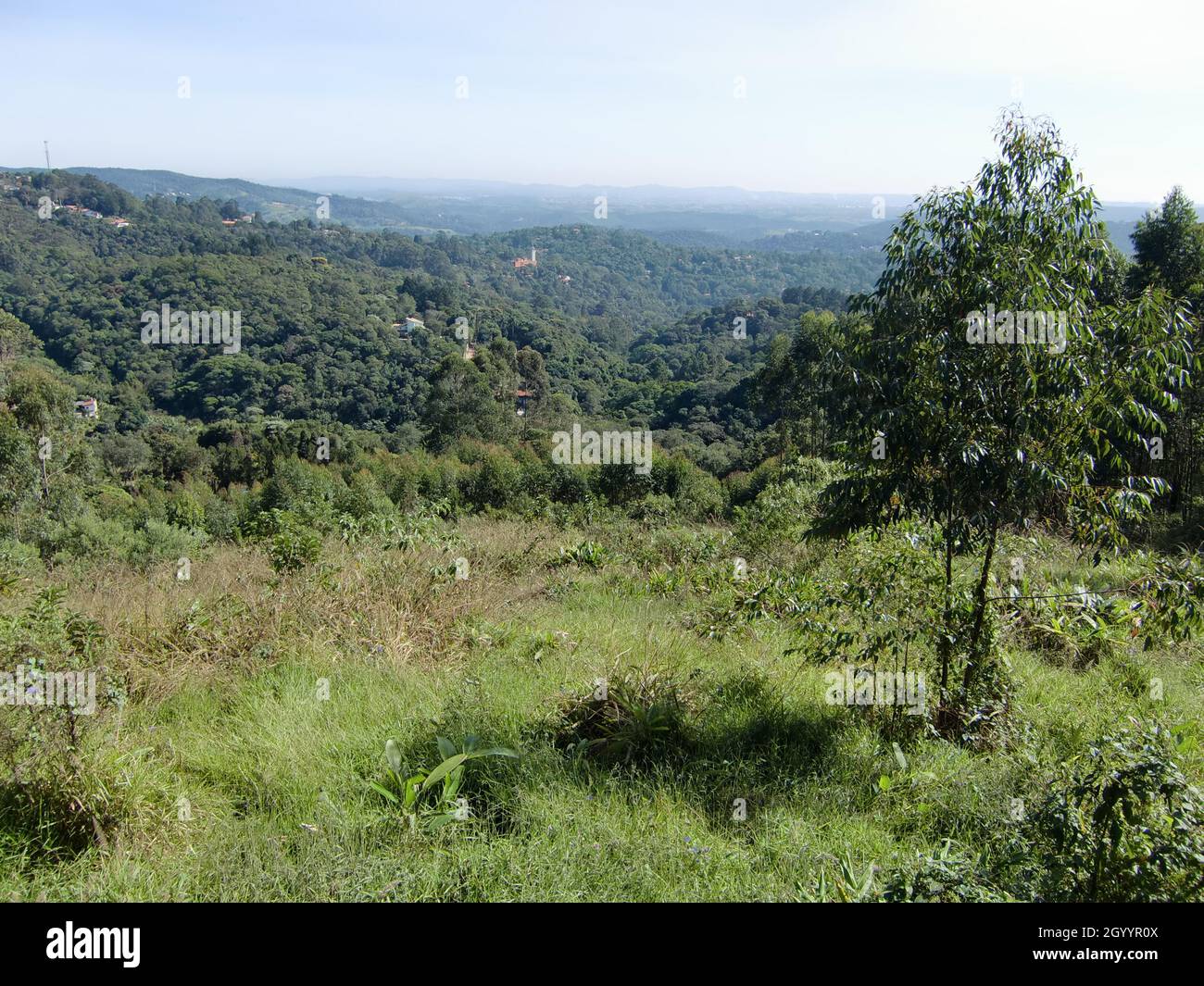 Landscape of São Paulo State (Federative Republic of Brazil) Stock Photo
