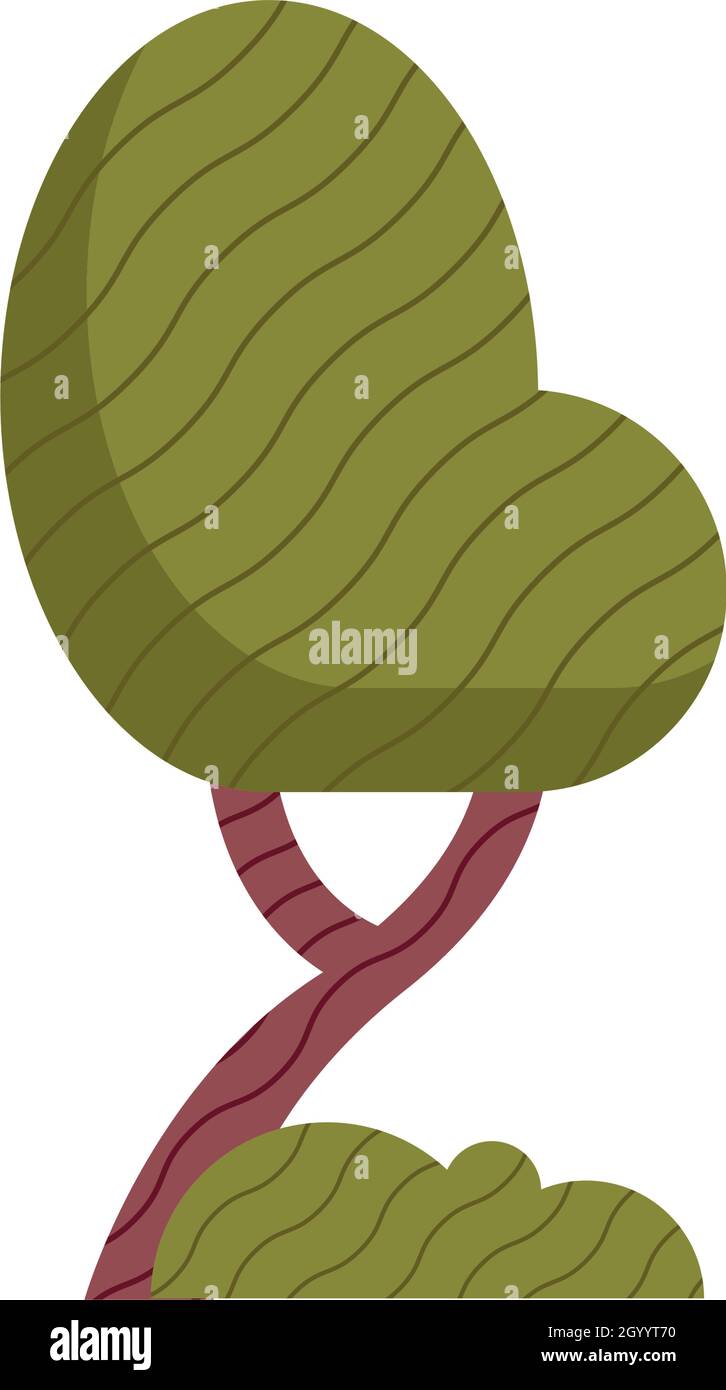 tree plant and bush icon Stock Vector Image & Art - Alamy