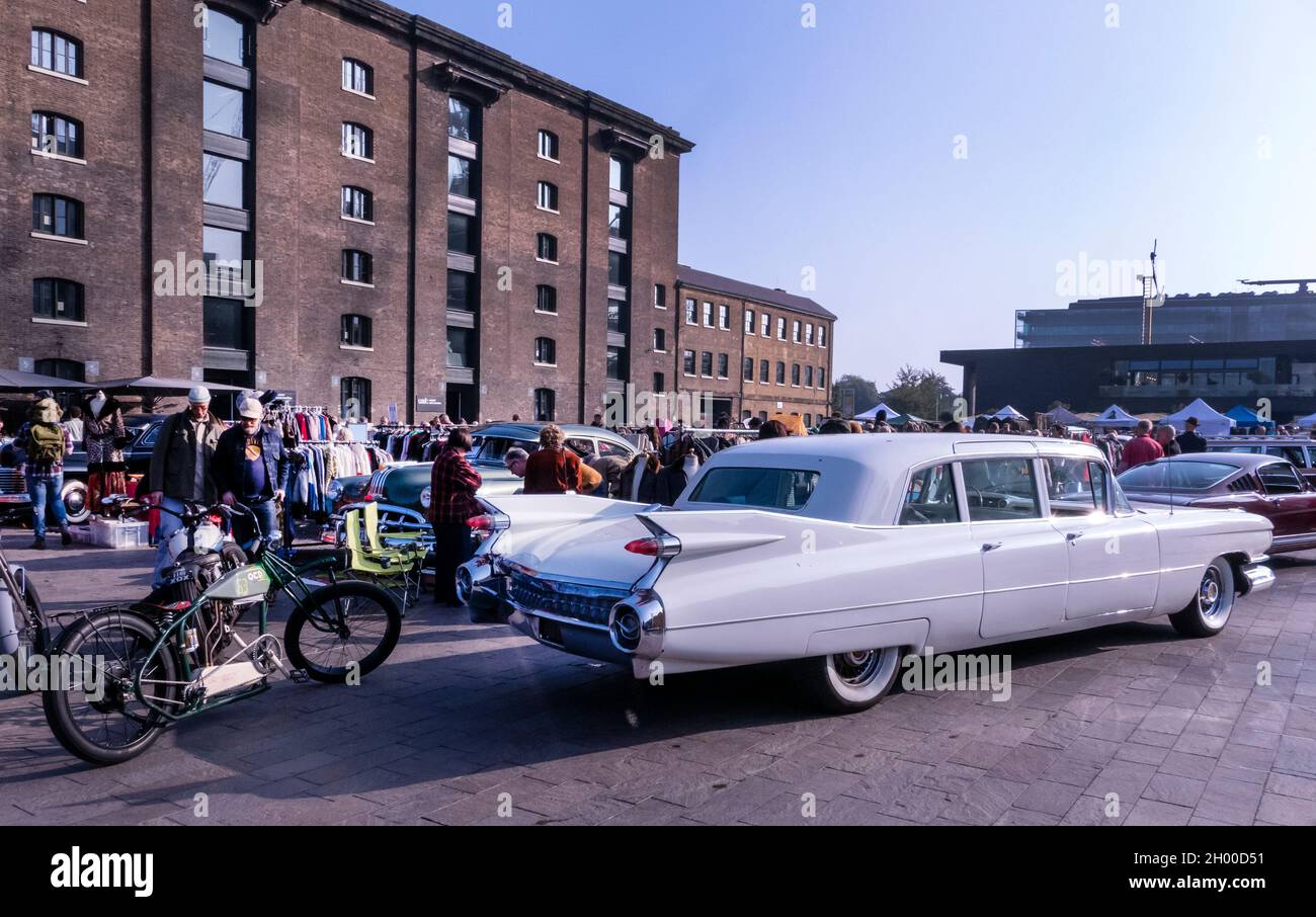 Classic Car Boot Sale at Coal Drops Yard Kings Cross London 9/10/2021