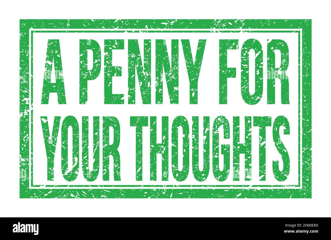 A Penny For Your Thoughts High Resolution Stock Photography And Images Alamy