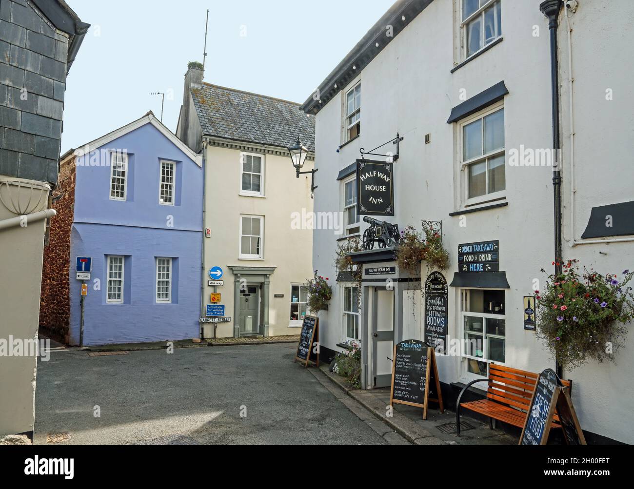 Halfway House Inn on the corner of Garrett Street in Cawsand south east