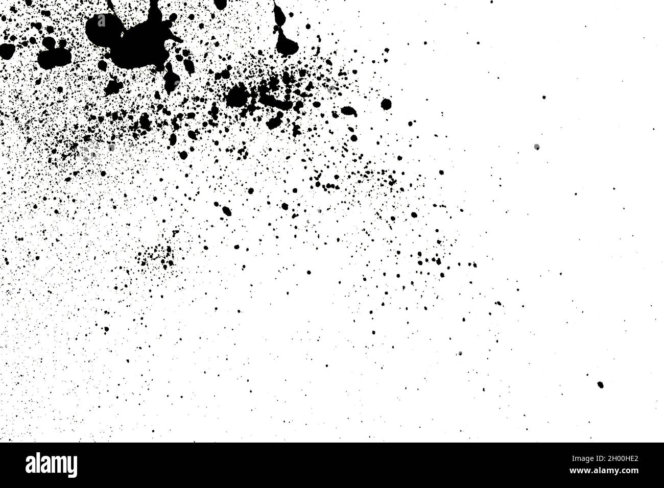 Ink Splash Pattern, Black Watercolor Splatter Background Stock Photo ...