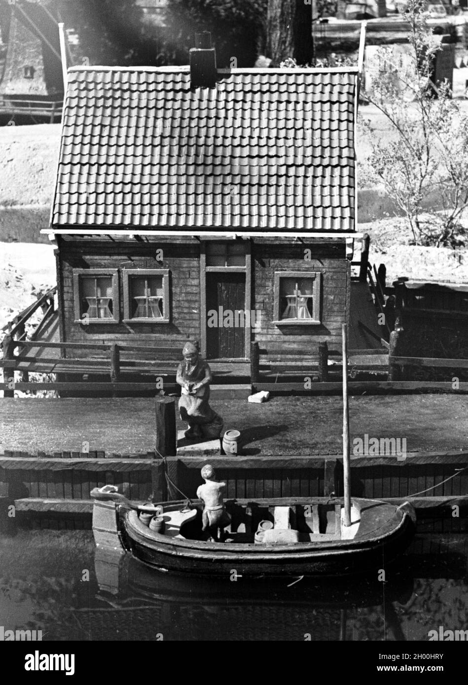 Nelis’ Dutch Village, 1946, scale model of a dutch village Stock Photo