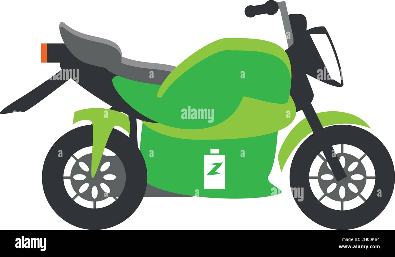 electric motorcycle icon Stock Vector Image & Art - Alamy