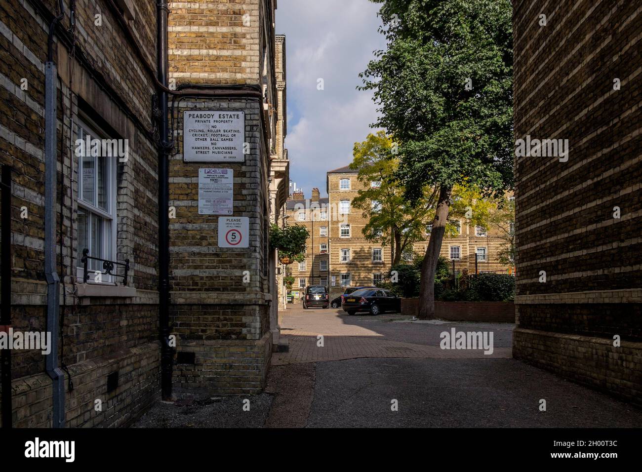 Peabody Trust, Clerkenwell Estate, London UK. Stock Photo