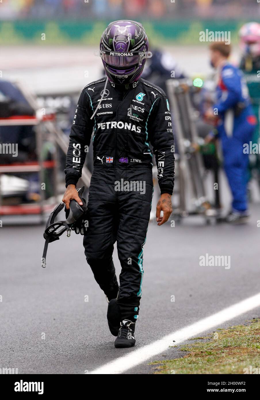 HAMILTON Lewis (gbr), Mercedes AMG F1 GP W12 E Performance, portrait during the Formula 1 Rolex Turkish Grand Prix 2021, 16th round of the 2021 FIA Formula One World Championship from October 8 to 10, 2021 on the Istanbul Park, in Tuzla, Turkey - Photo DPPI Stock Photo