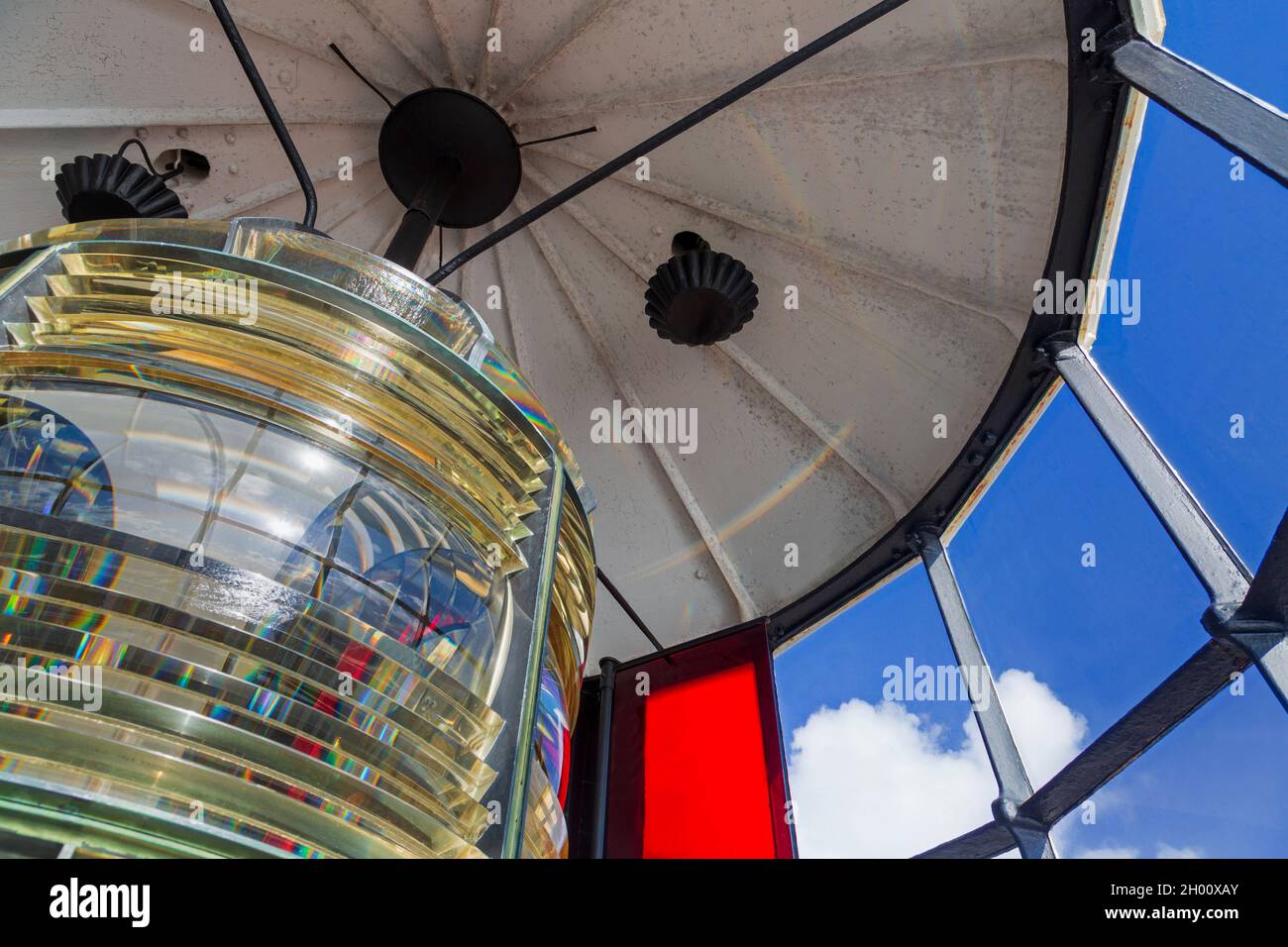 Optic in Blacksod Lighthouse & Museum, Belmullet, County Mayo, Ireland ...