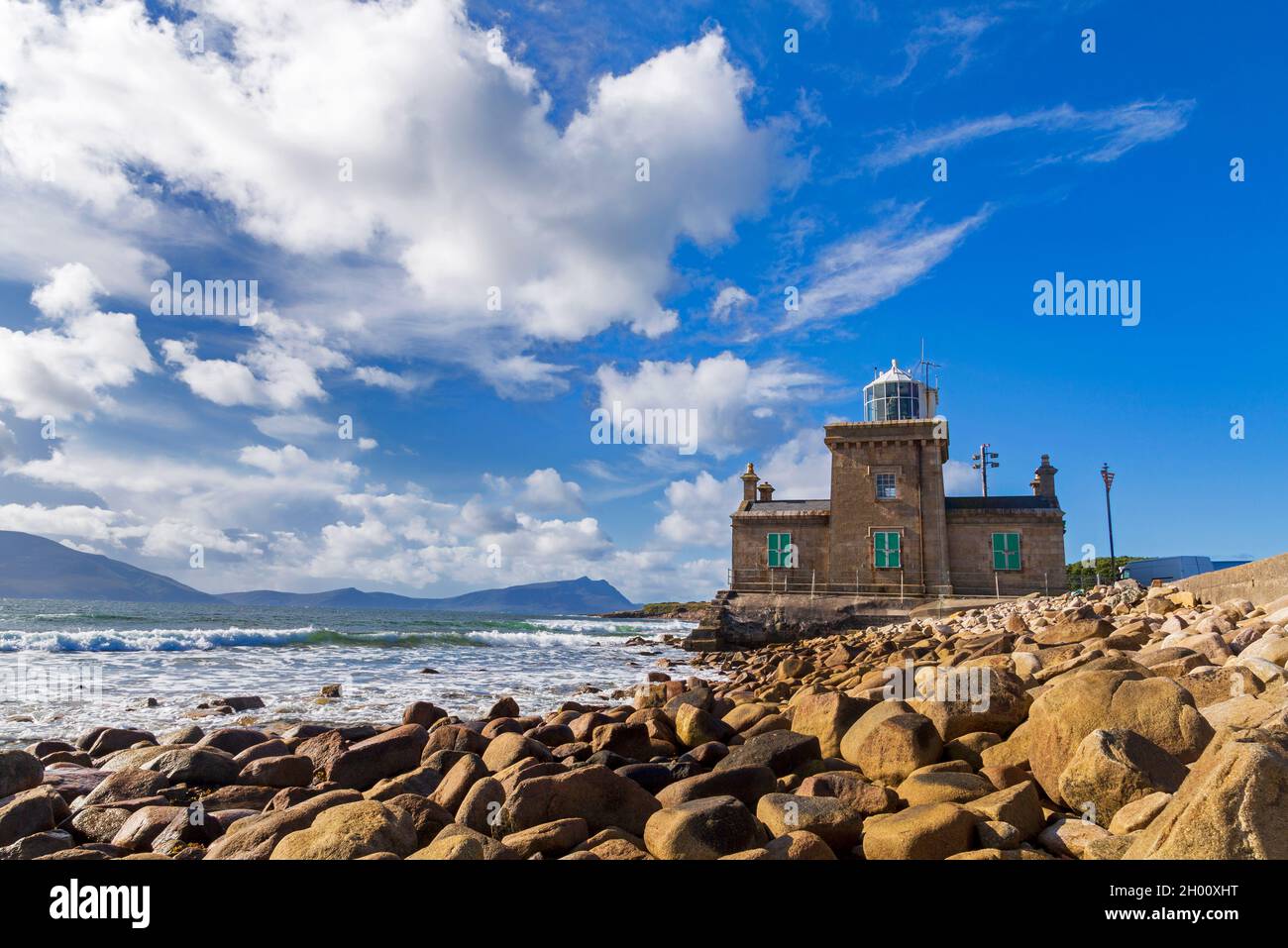 Blacksod Lighthouse & Museum, Belmullet, County Mayo, Ireland Stock