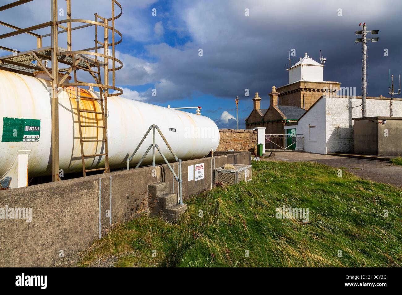 Jet fuel tank, Blacksod Lighthouse & Museum, Belmullet, County Mayo
