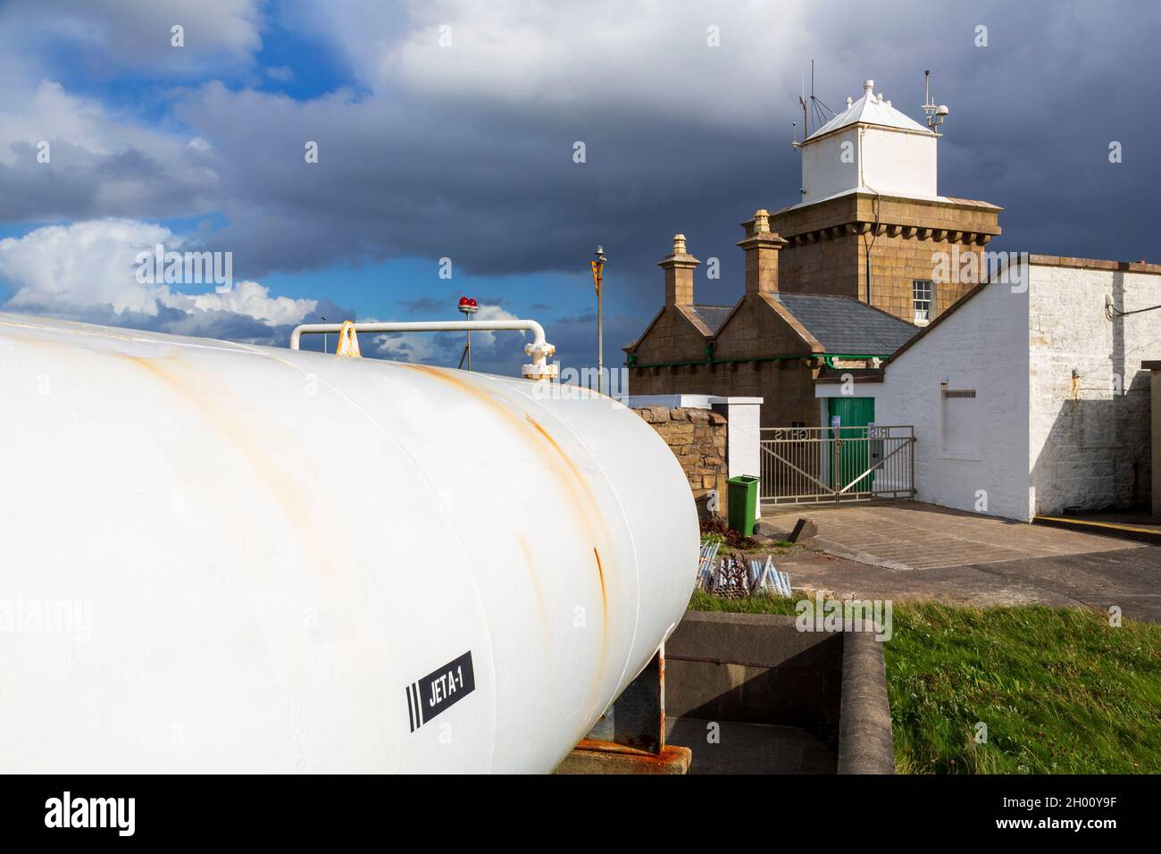 Jet fuel tank, Blacksod Lighthouse & Museum, Belmullet, County Mayo
