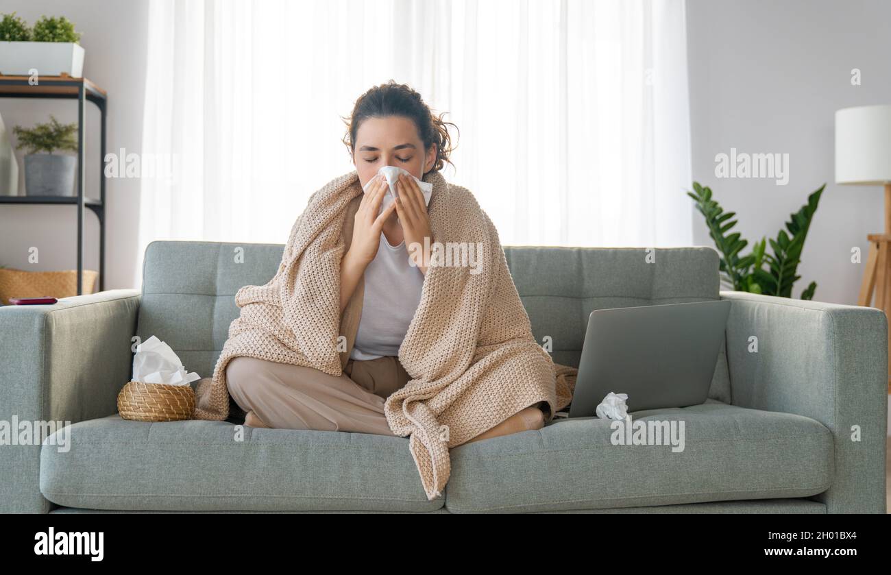 Ill upset girl holding hi res stock photography and images Alamy