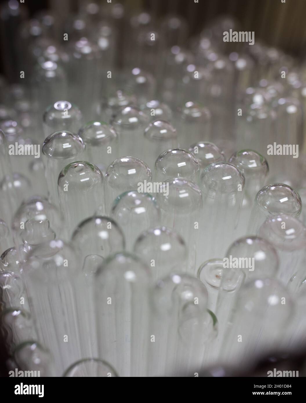 Close up of dry sterilized test tubes in laboratory Stock Photo Alamy