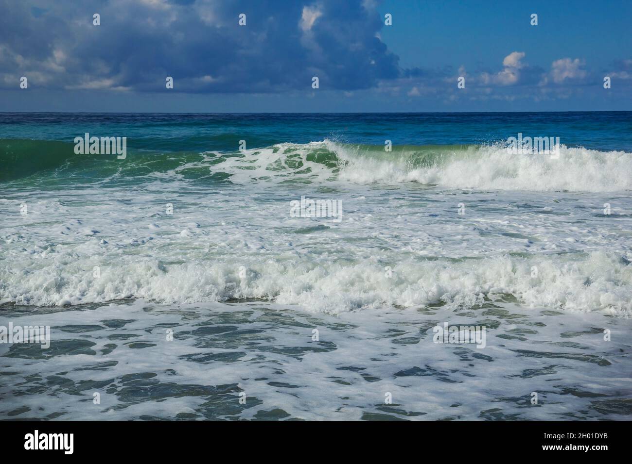 Foamy sea wave rolls hi-res stock photography and images - Alamy