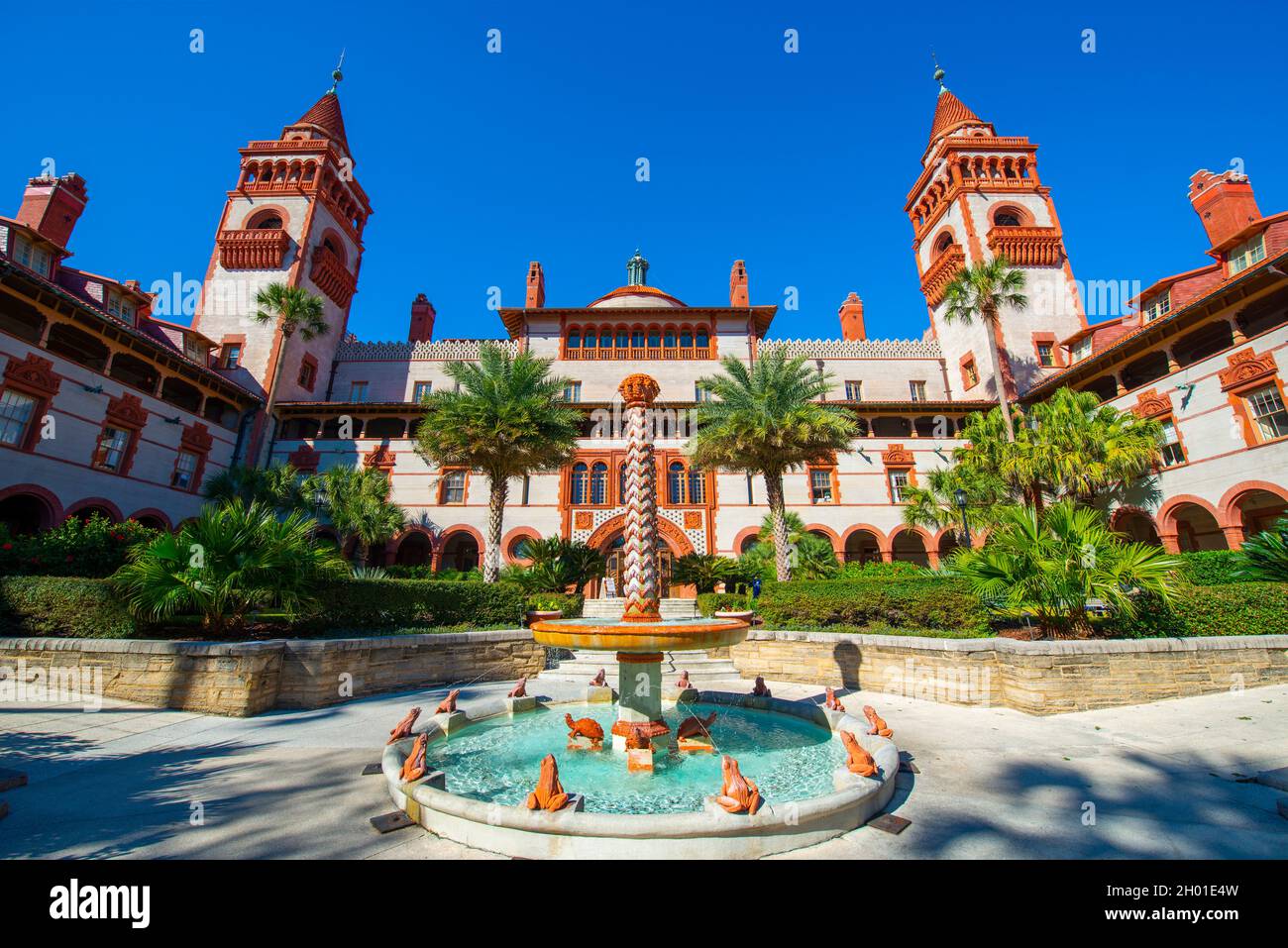 thumbnail image 2 of 3dRose Flagler College Trivet - St Augustine Hotel Ponce De Leon Ceramic Tile, 8x8 Inches 2 of 13