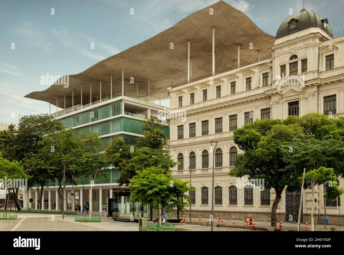 Rio de Janeiro, Brazil - circa December 2017: MAR (Museo de Arte de Río) Art Museum of Rio de Janeiro city center, Brazil Stock Photo
