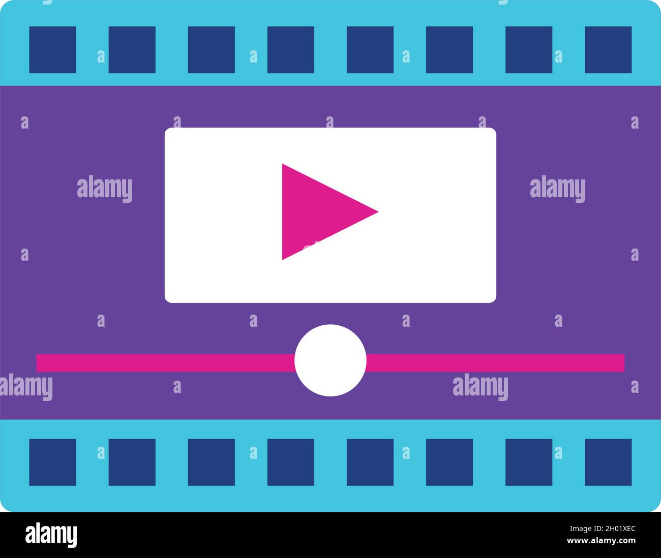 network video player Stock Vector Image & Art - Alamy