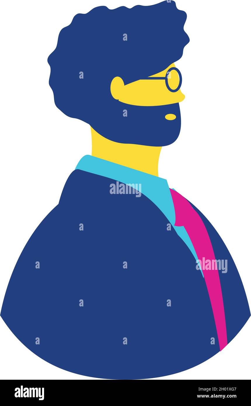 bearded businessman portrait Stock Vector Image & Art - Alamy