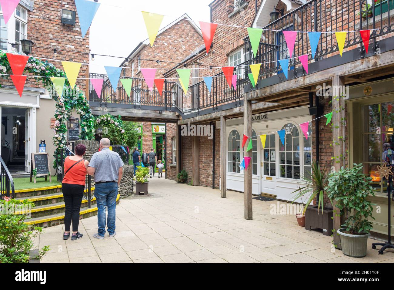 The Craft Village, Shipquay Street, Derry (Londonderry), County Derry, Northern Ireland, United Kingdom Stock Photo