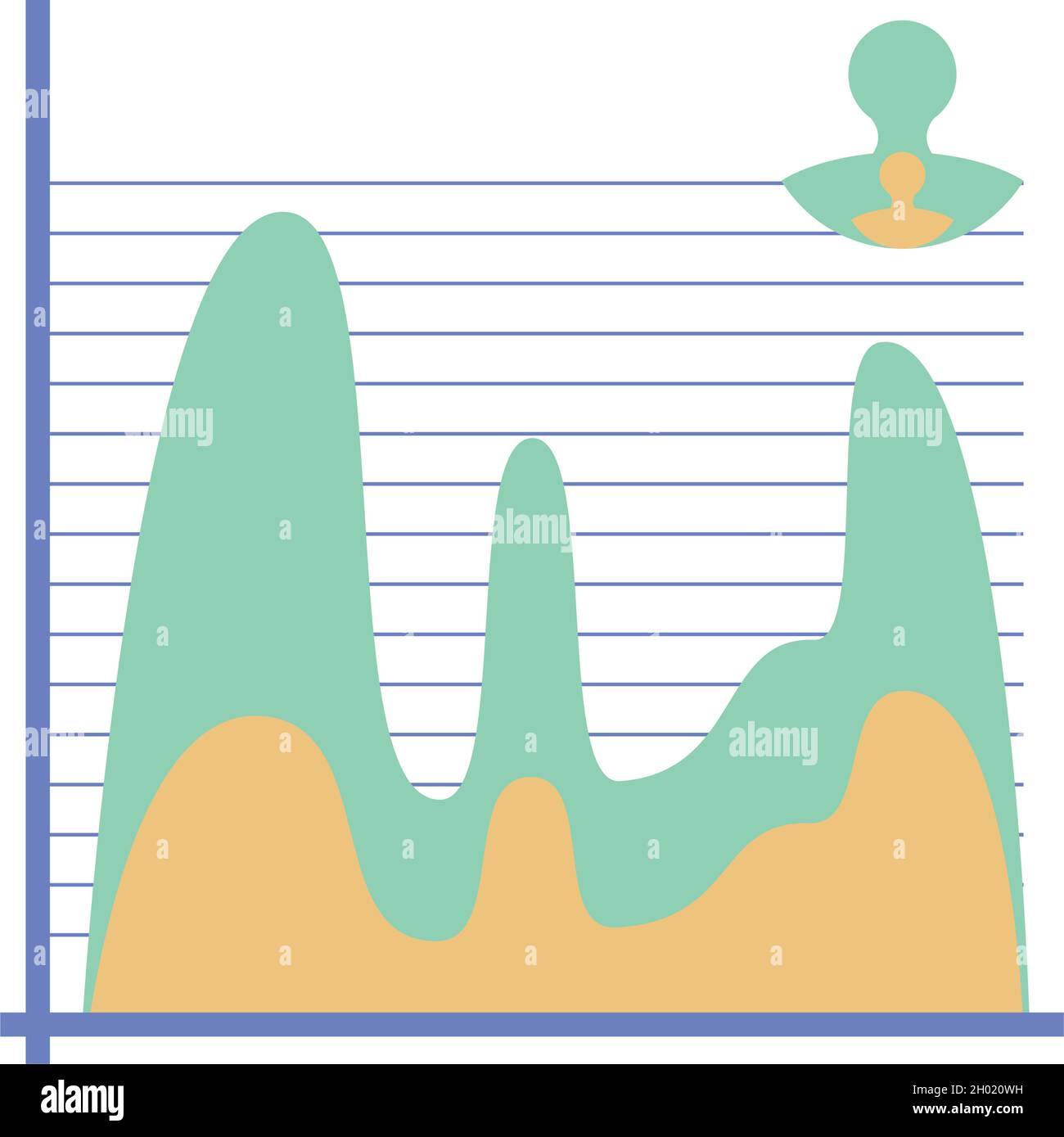population presentation graph Stock Vector Image & Art - Alamy