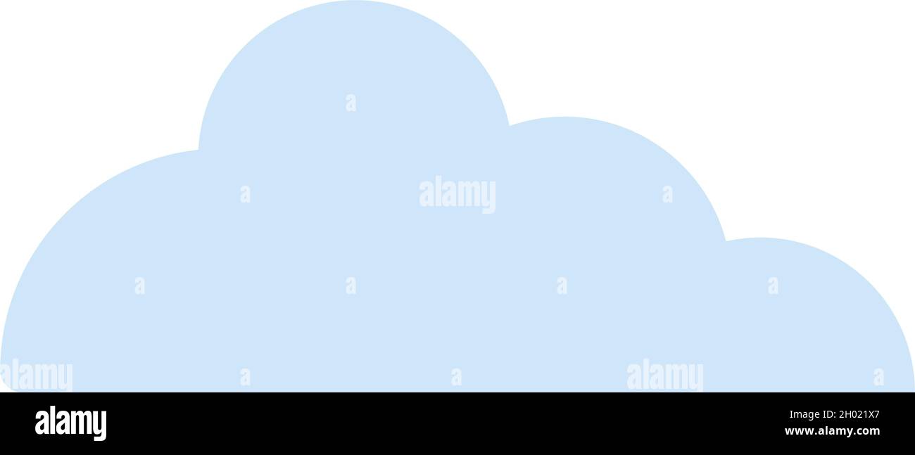 cloud sky flat icon Stock Vector Image & Art - Alamy