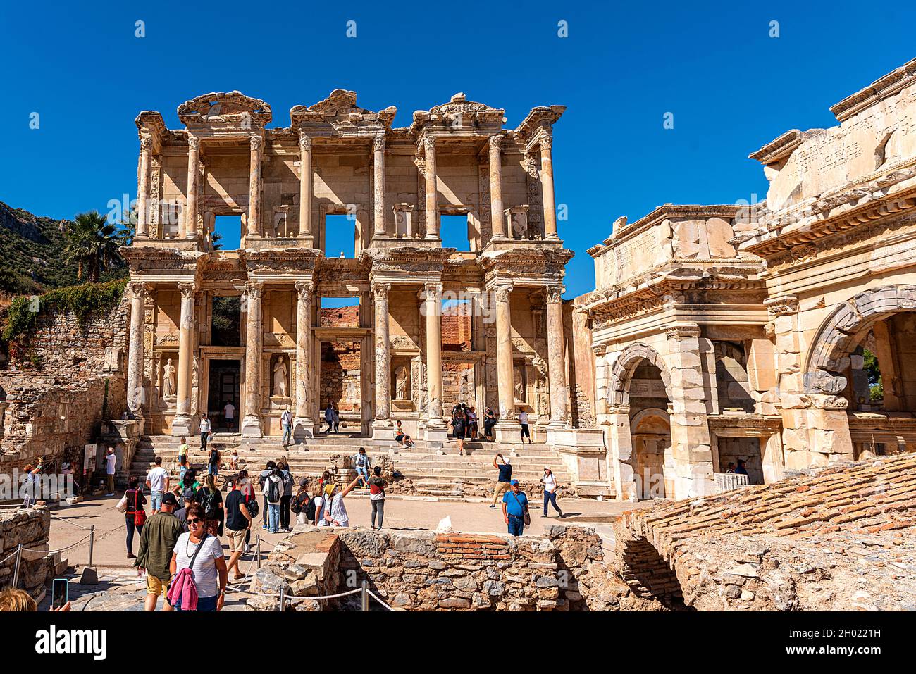 10,06,2021,Selcuk,Izmir,Turkey,The most famous ruin identified with the ...