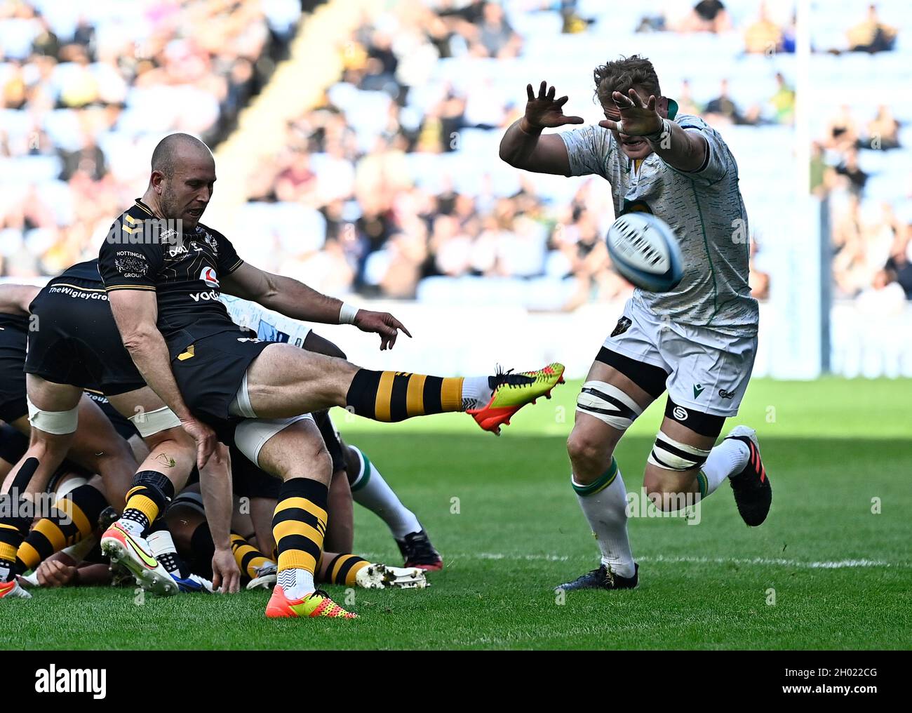 David Ribbans Rugby Coventry, United Kingdom. 10th Oct, 2021. Premiership Rugby. Wasps V ...
