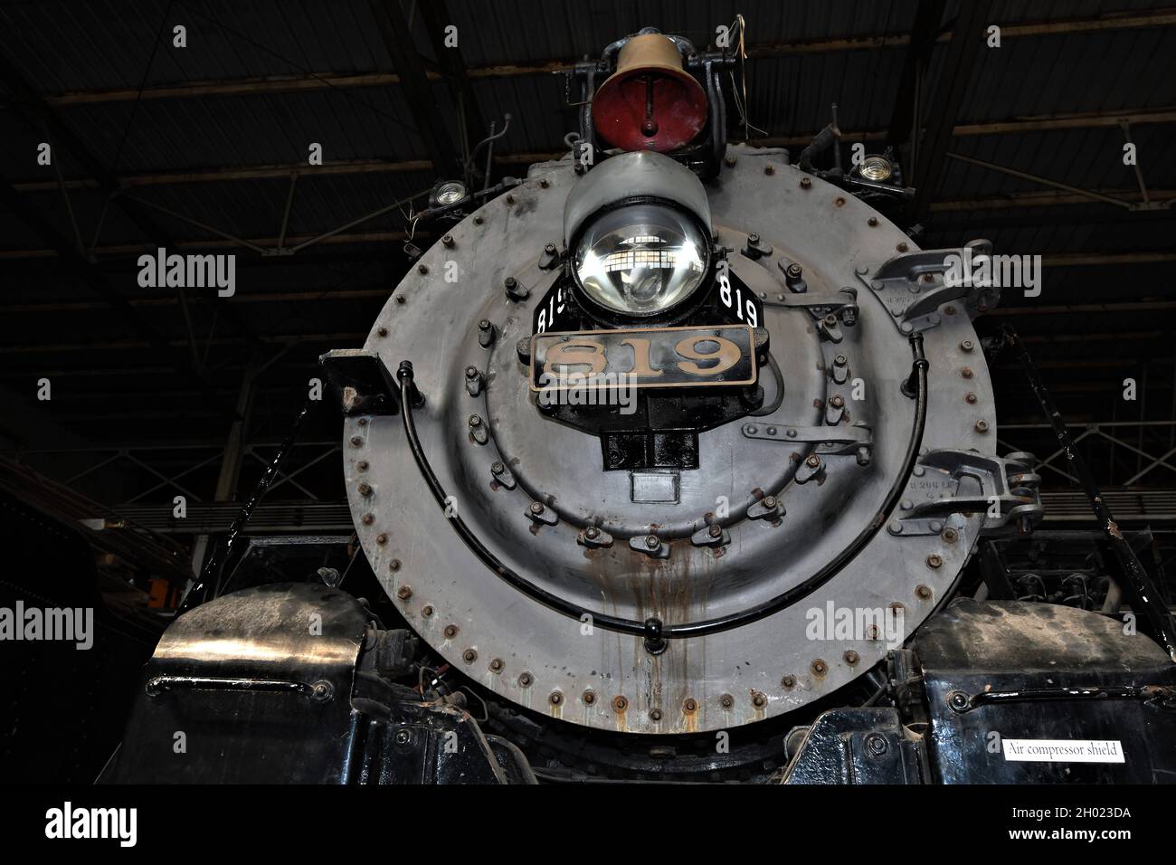 The St. Louis Southwestern, No. 819 steam locomotive. Stock Photo