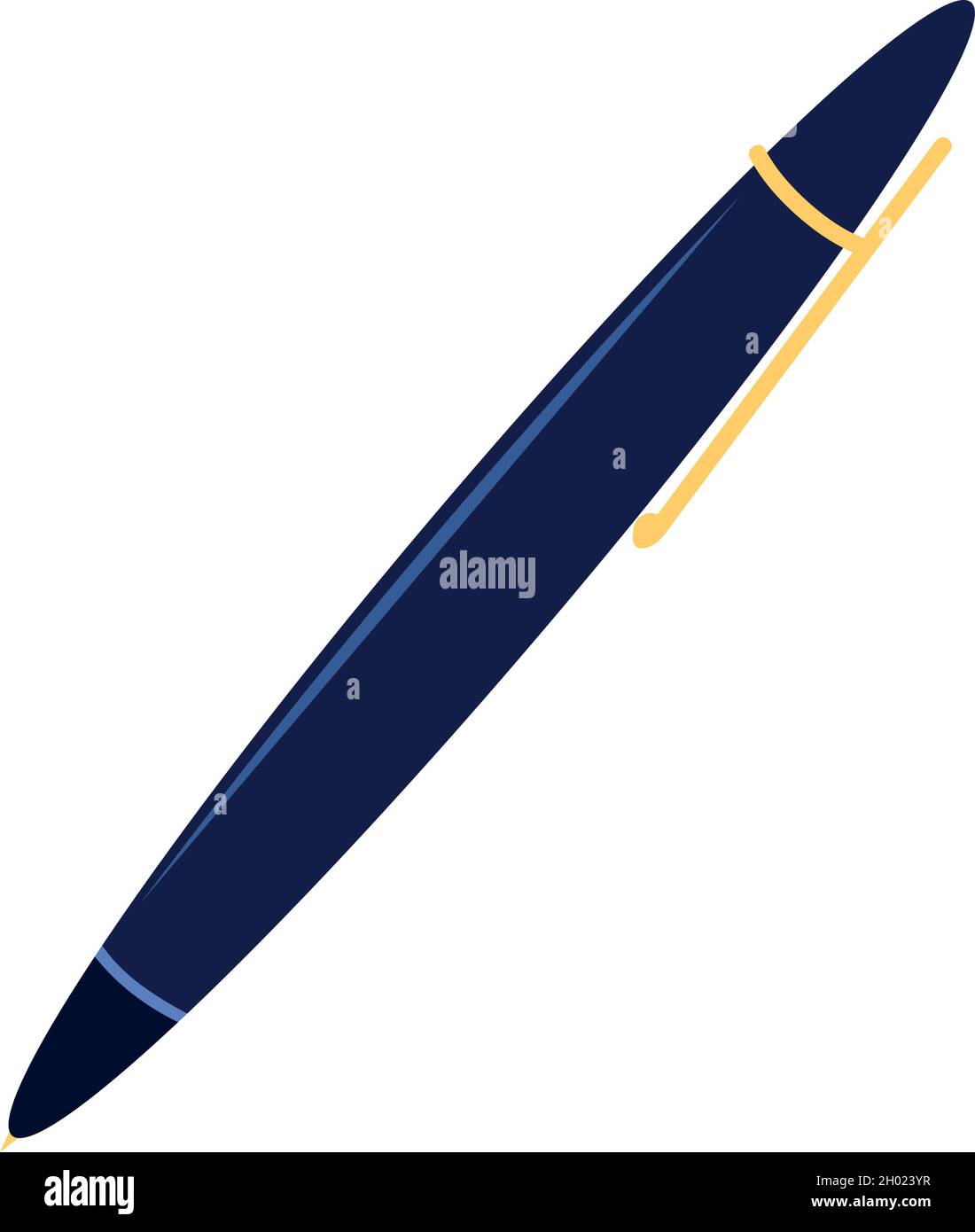 fountain pen flat icon Stock Vector Image & Art - Alamy